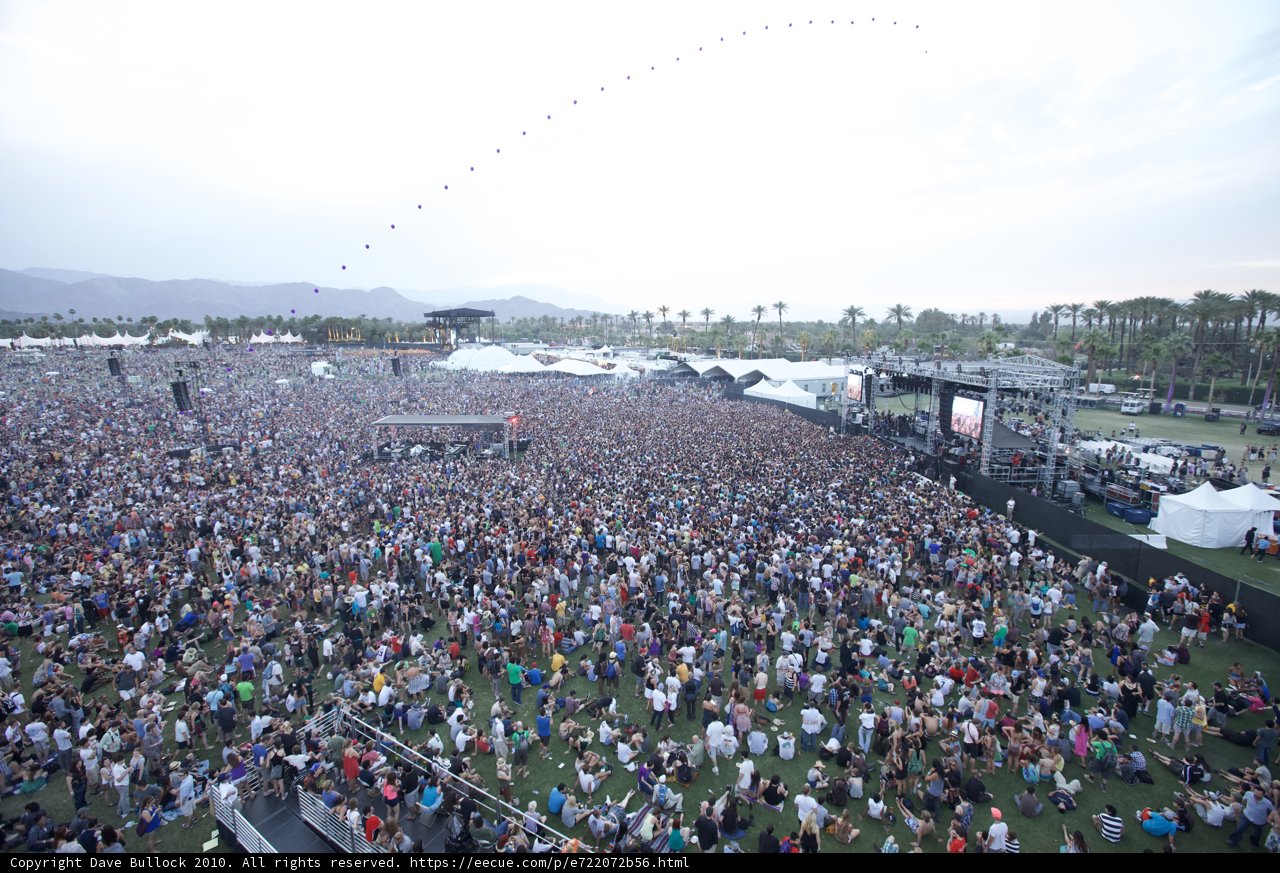 Coachella Concert Crowd
