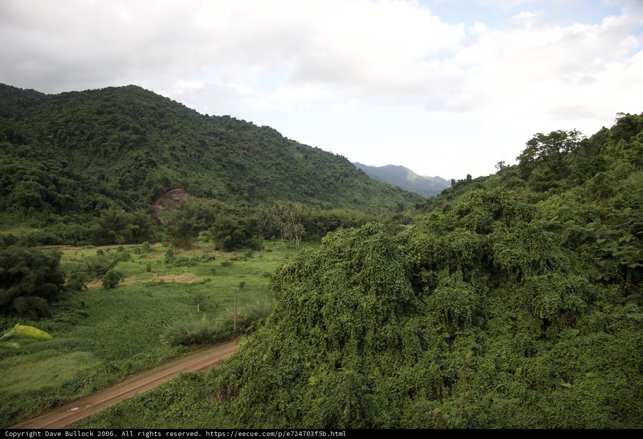 Scenic Dirt Road through the Hills