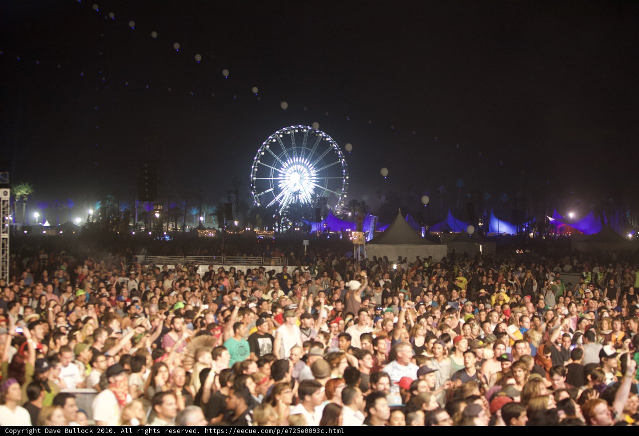 Epic Crowd at Coachella Concert