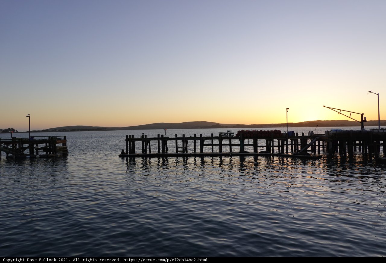 Golden Hour at Jenner Pier