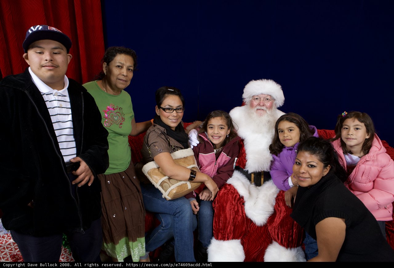 Smiling with Santa at the APC Xmas Party