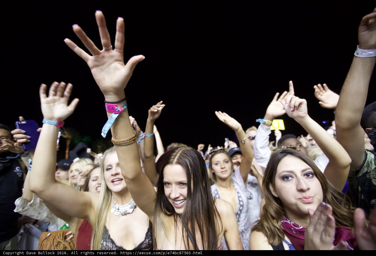 Jamming out at Coachella
