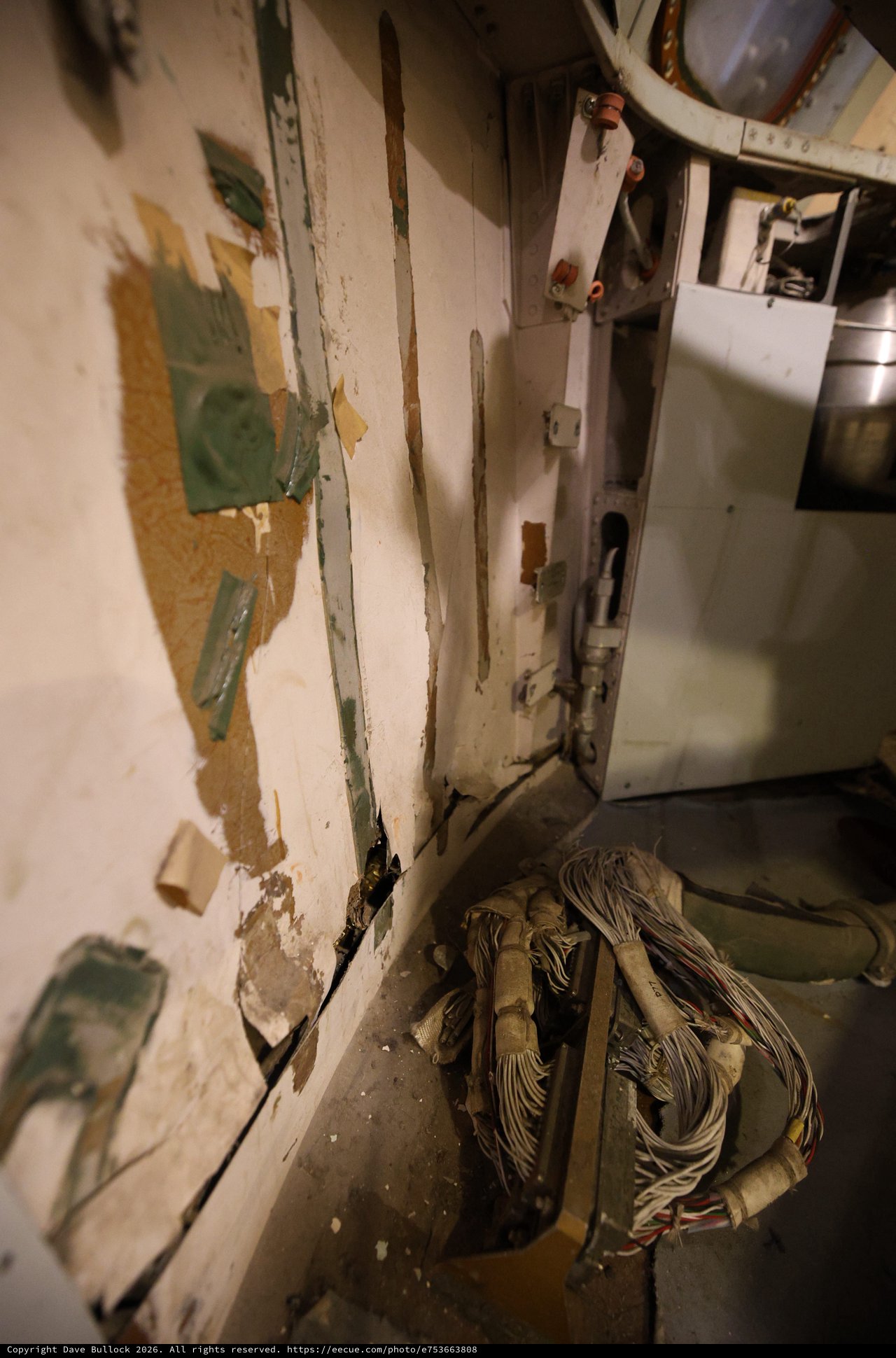 Deteriorating Doorway in USS Hornet Below Deck