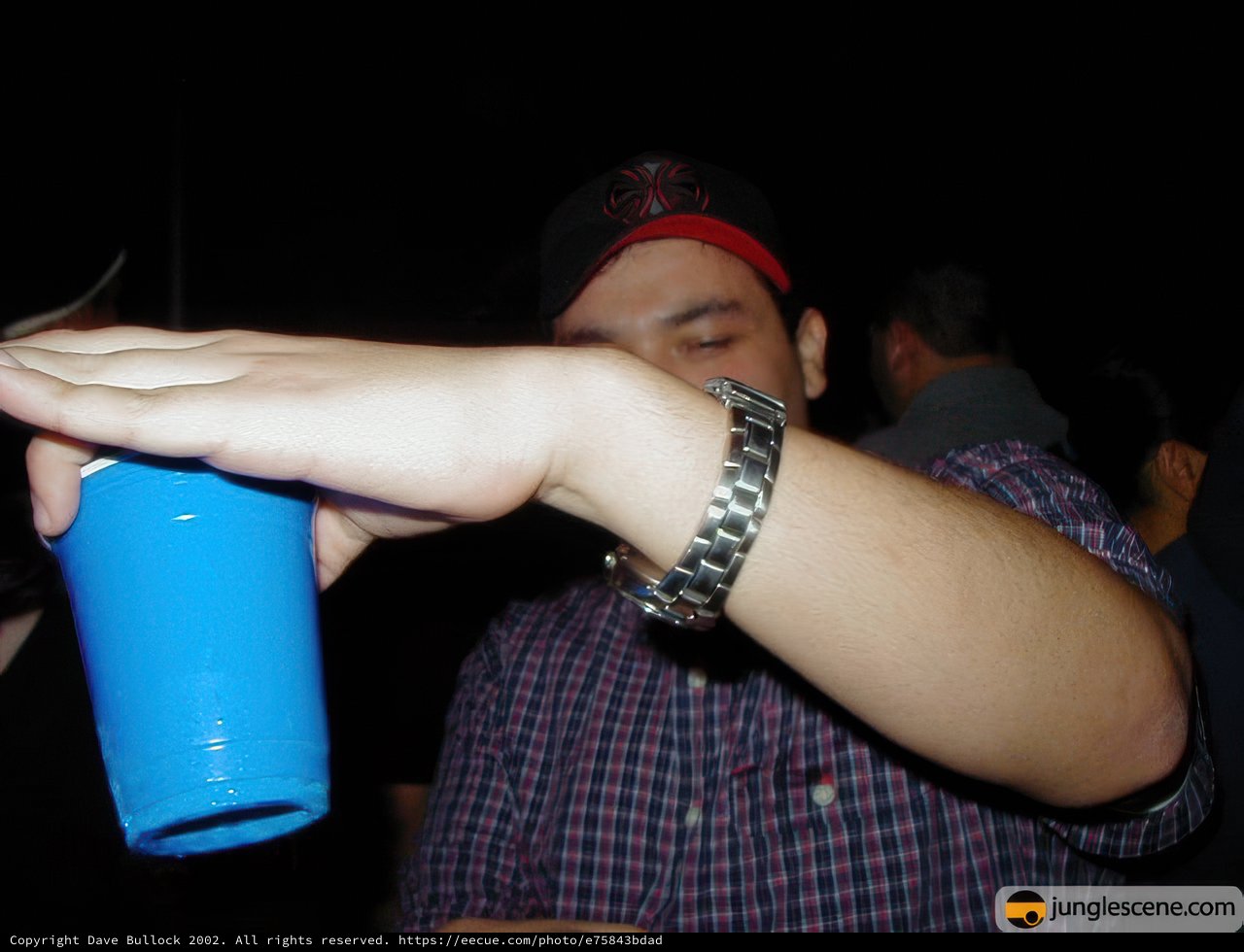 A Man and his Blue Cup
