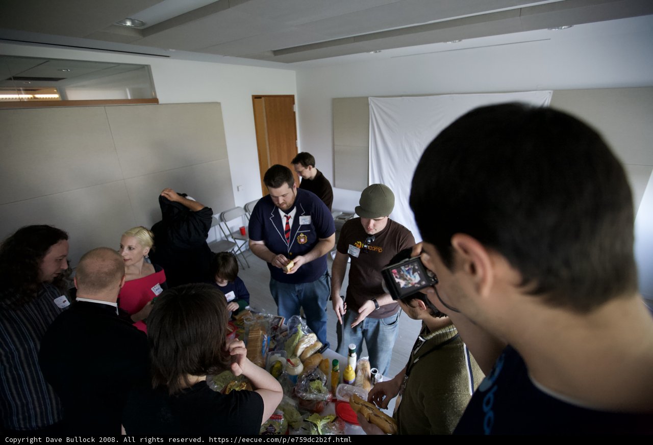Barcamp LA 5 Food Table Gathering