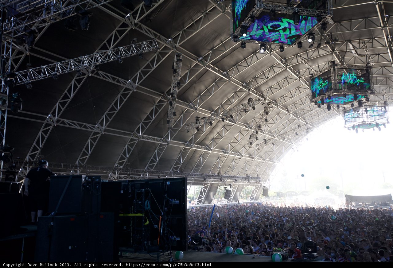 Coachella Stage Lights Up with a Massive Crowd