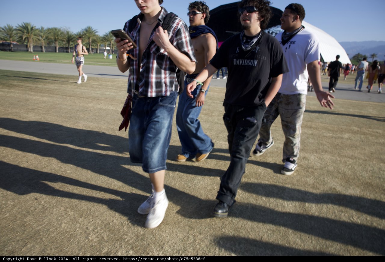 Festival Vibes: A Casual Stroll at Coachella 2024