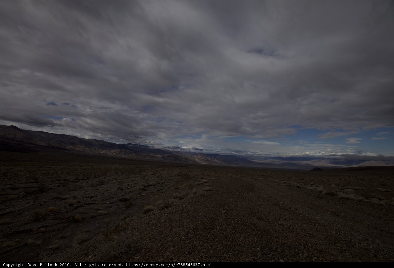 Endless Road through the Desert