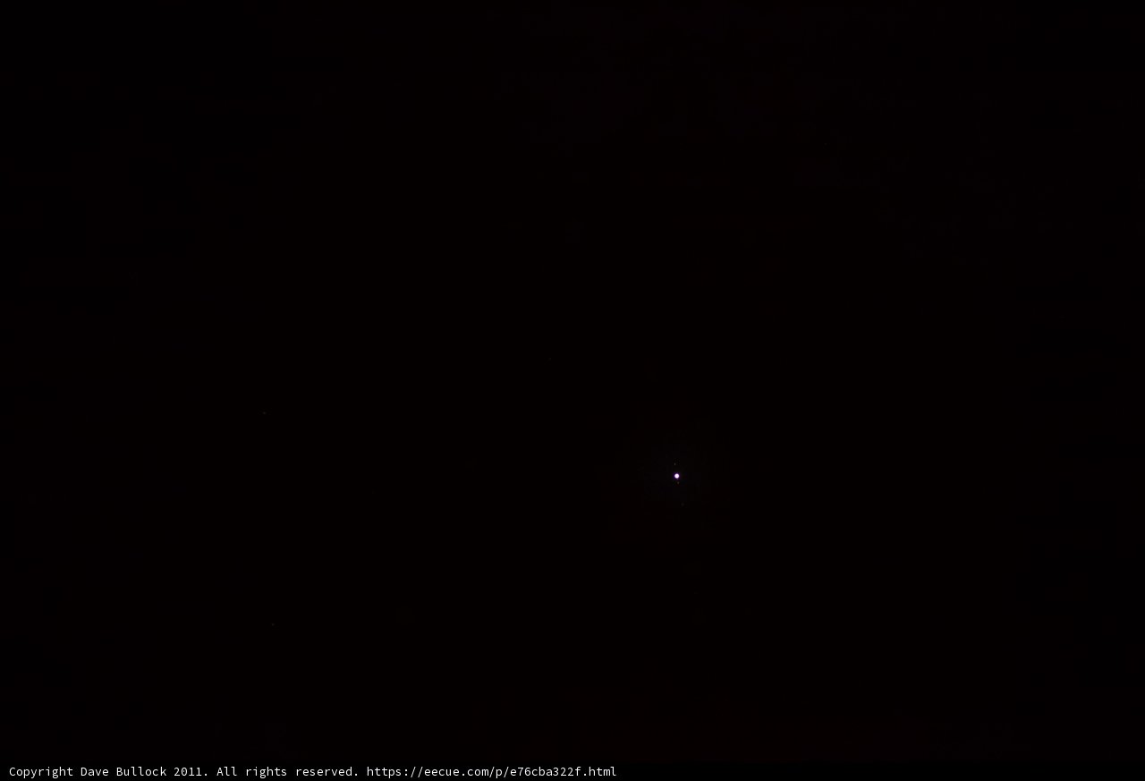 A Glowing Mystery in the Night Sky