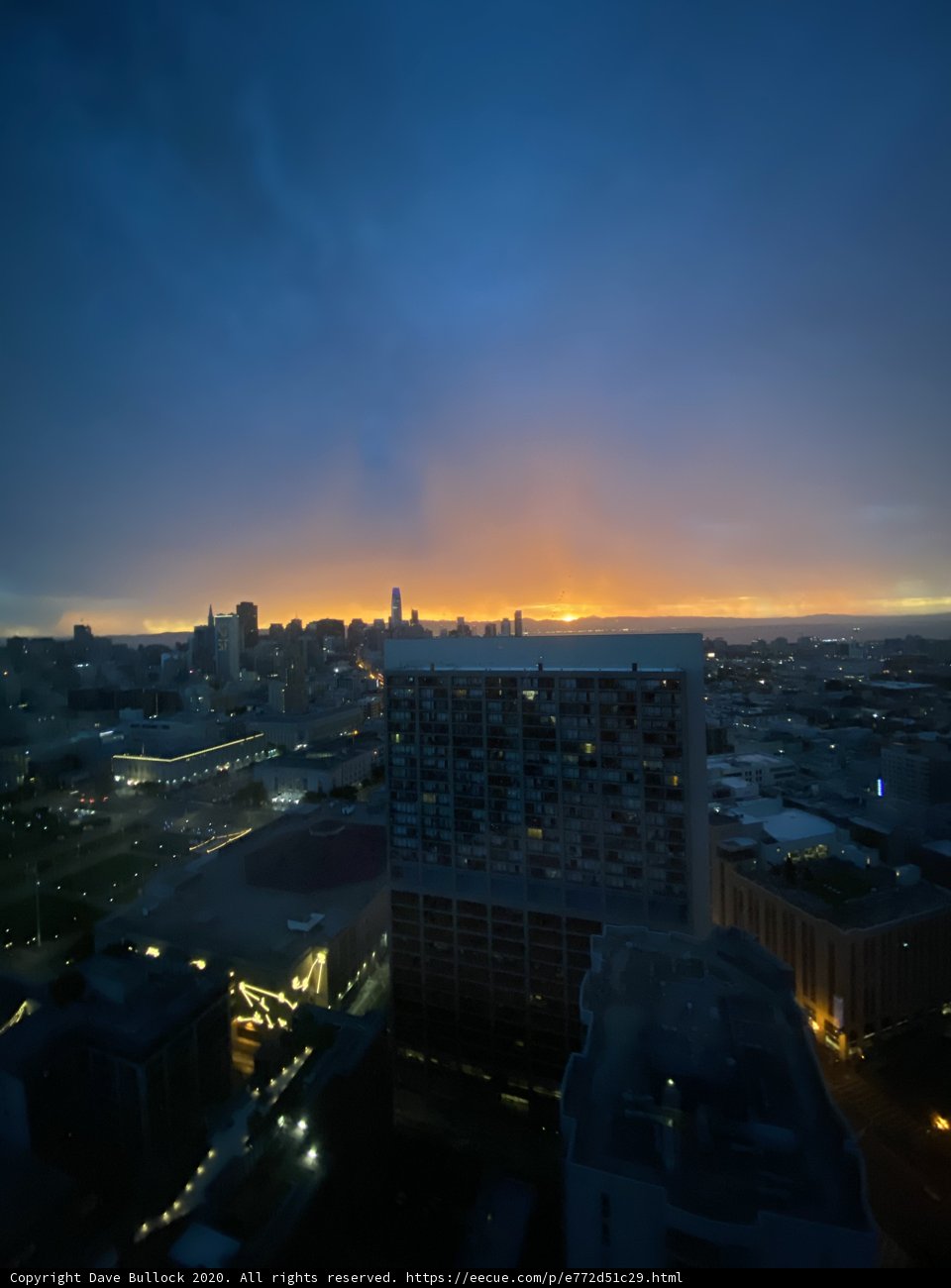 San Francisco Skyline at Sunset
