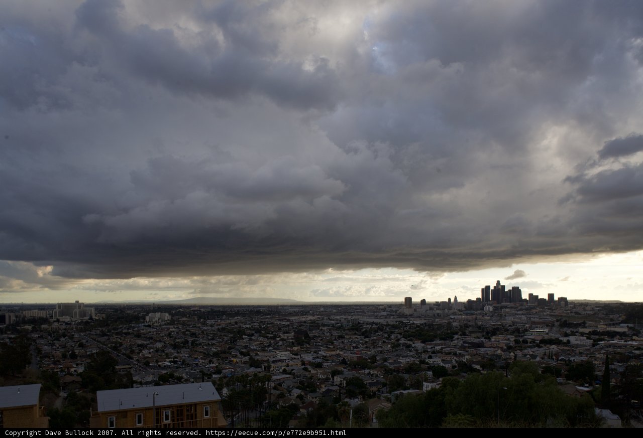 Cloudy City Scape