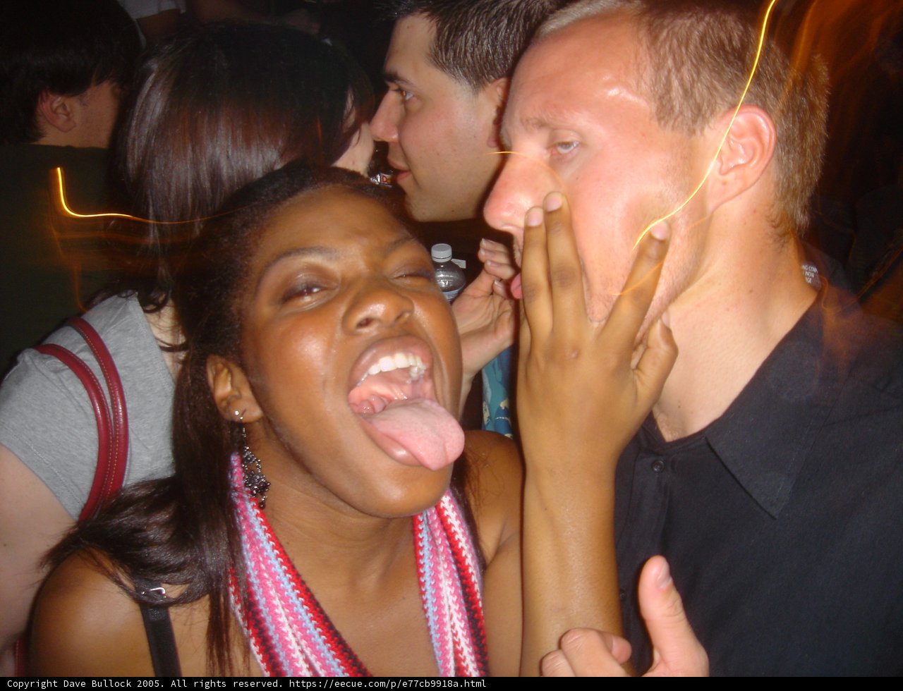 Tongue-tied at the Night Club