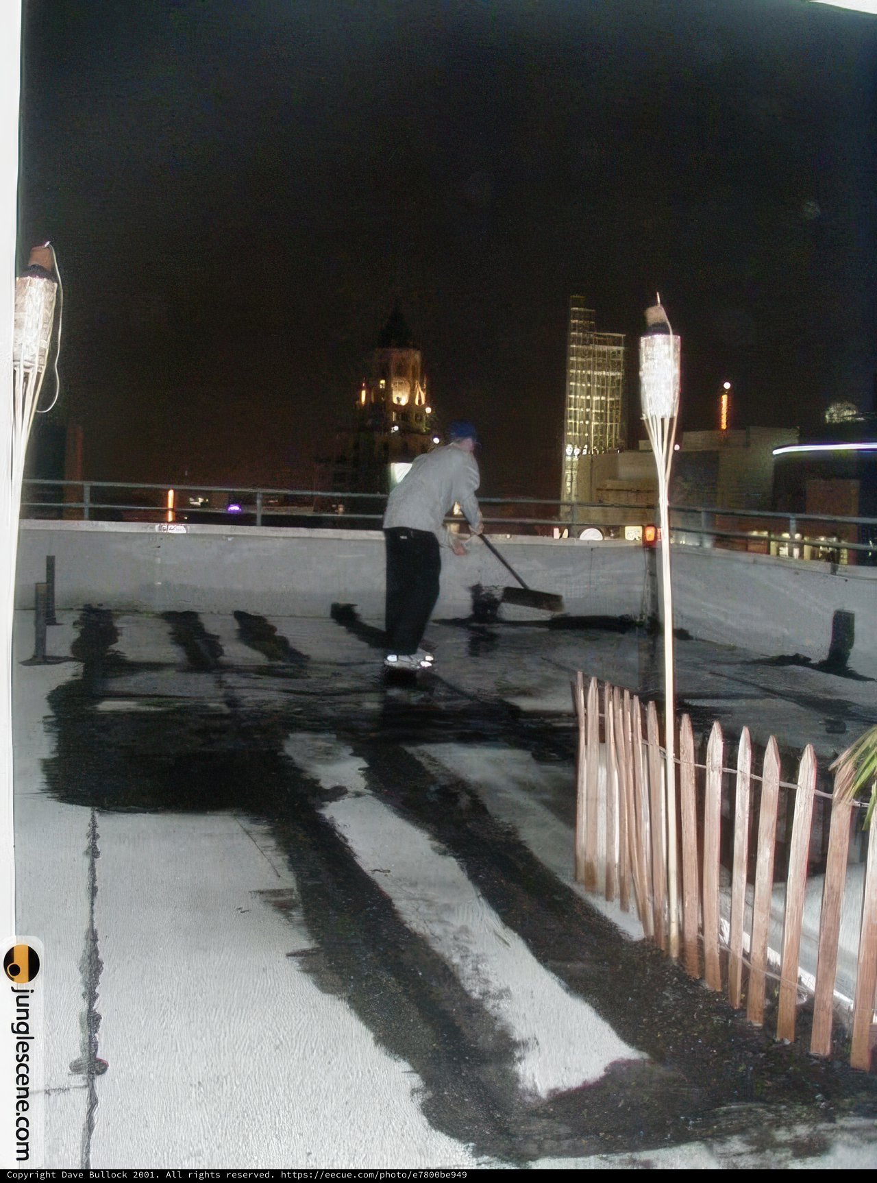 Nighttime Building Cleanup