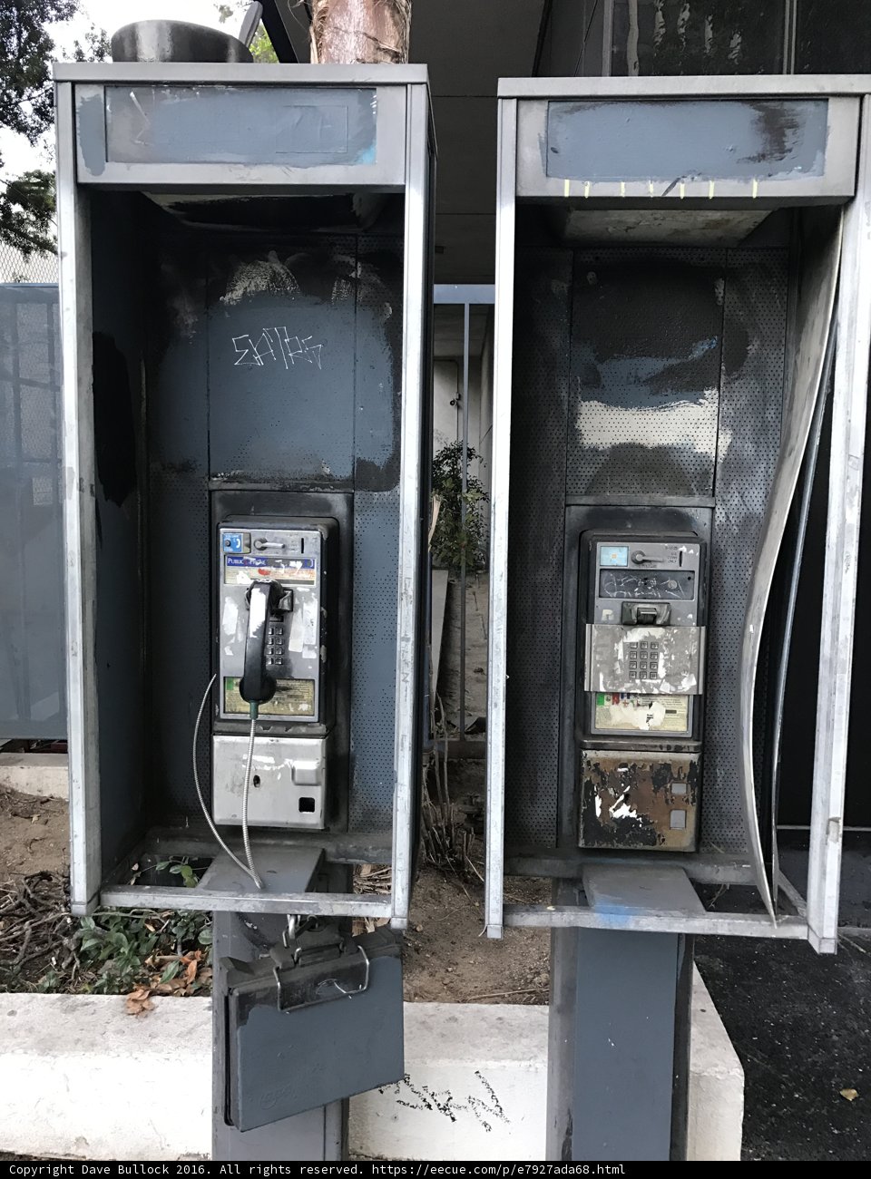 Defaced Pay Phones