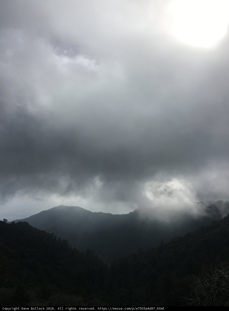 Majestic Mountains and Cumulus Clouds