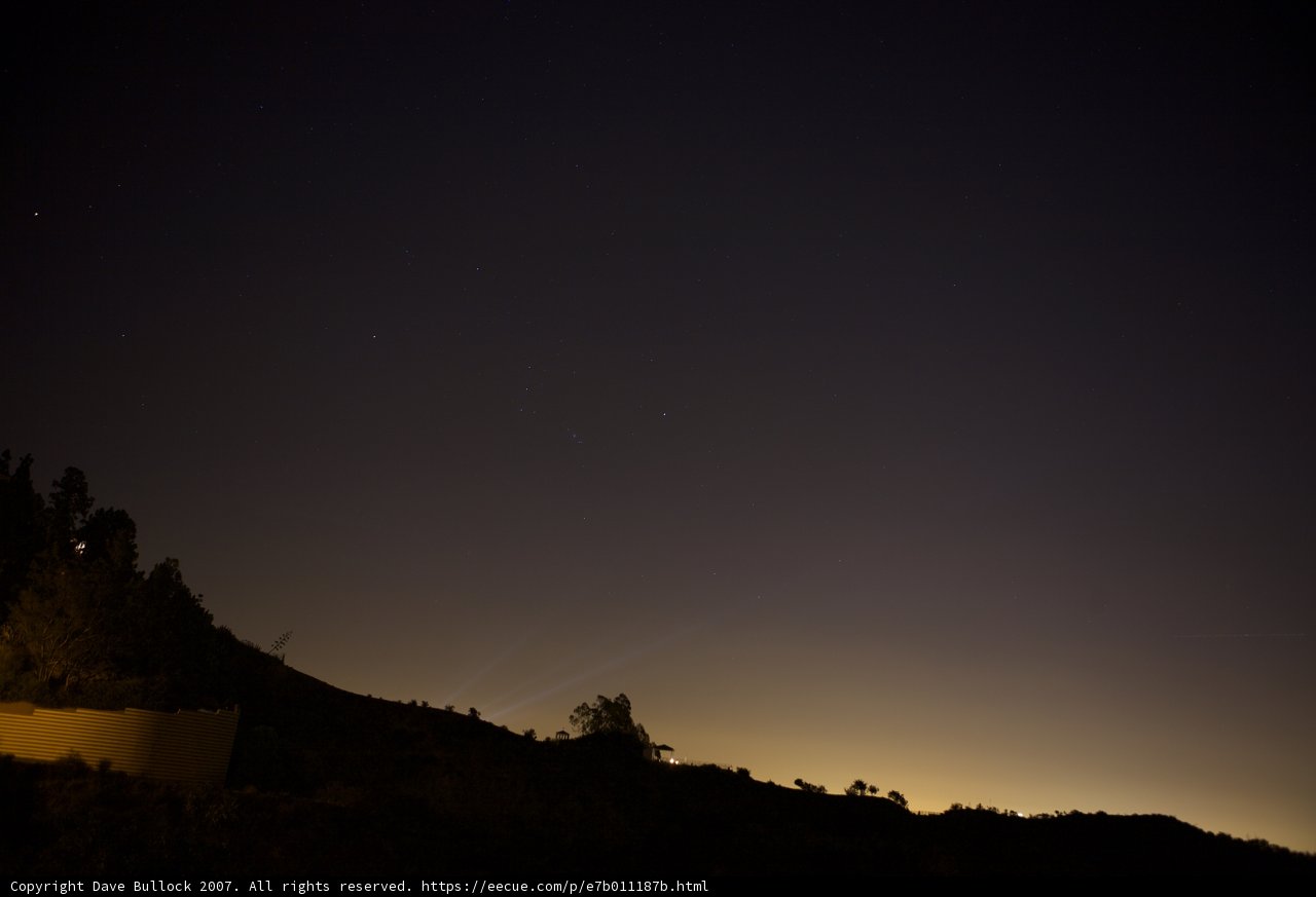 A Starry Night Above the Hill