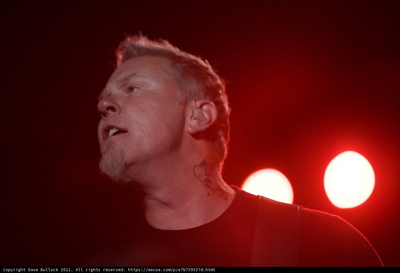 Rocking with James Hetfield at Big Four Festival