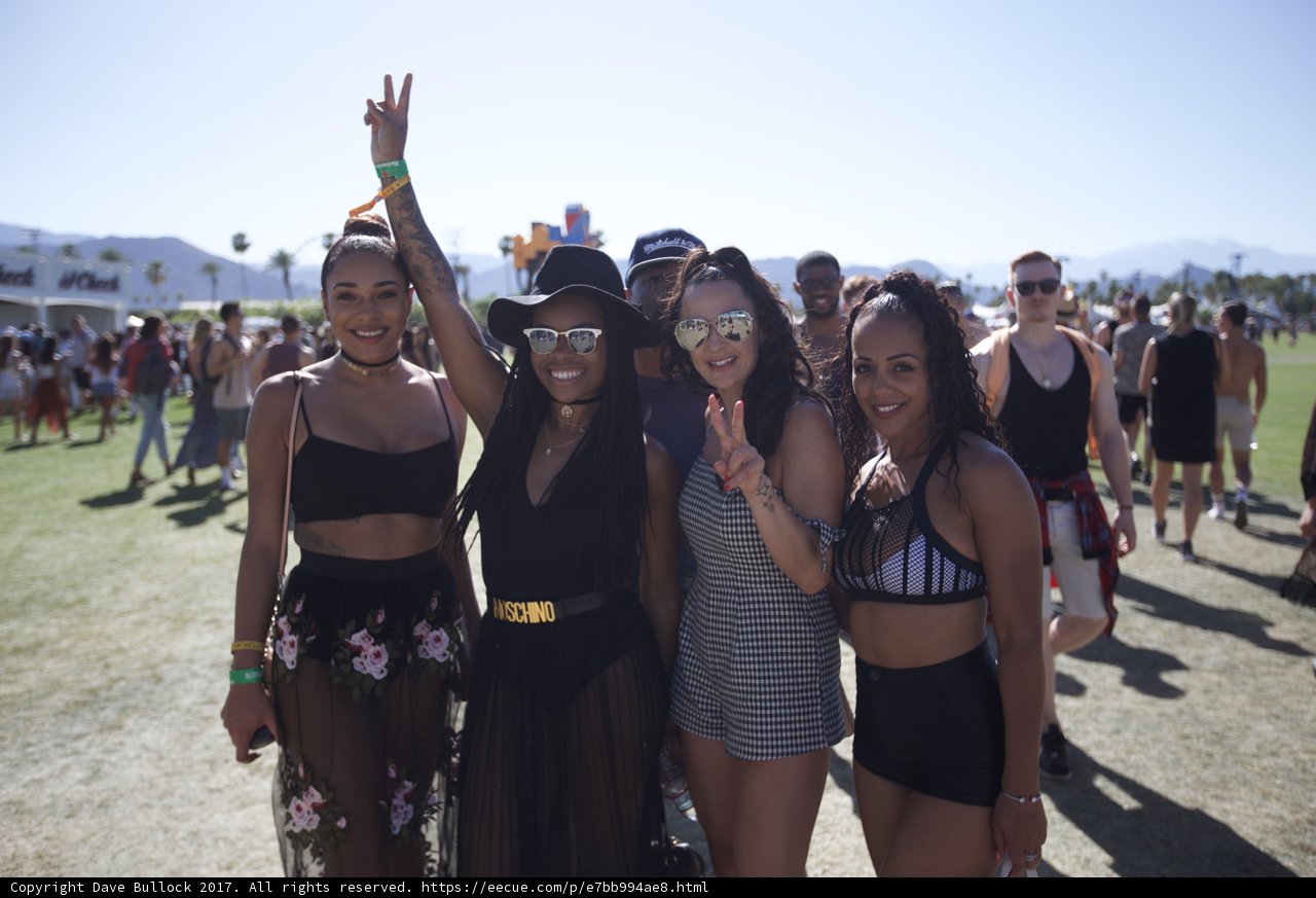Black & White Trio: Rocking Out at Coachella
