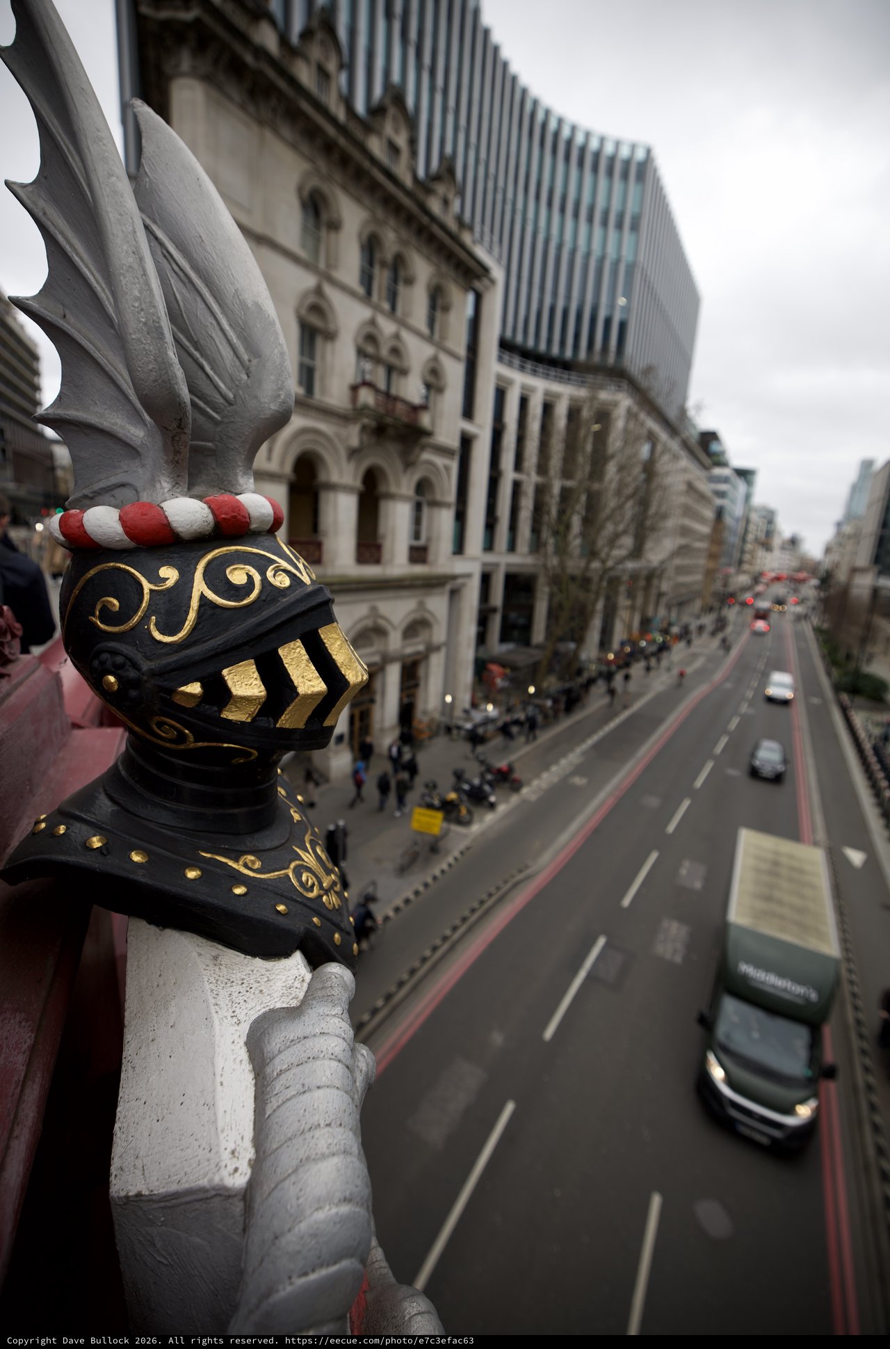 Dragon Sentinel Overlooking London Streets