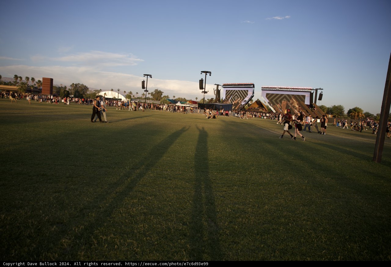 Sunset Strides at Coachella 2024