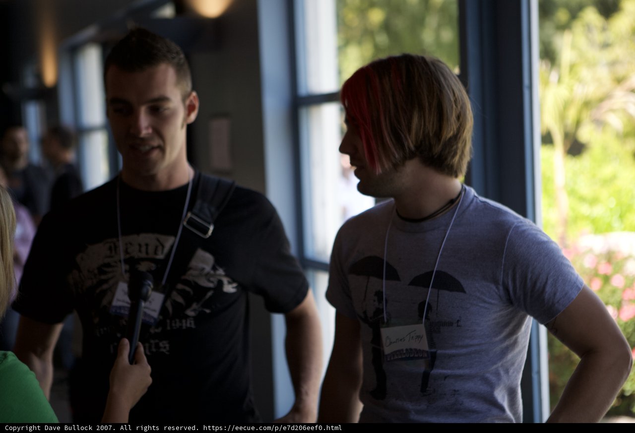 Two Men in T-Shirts