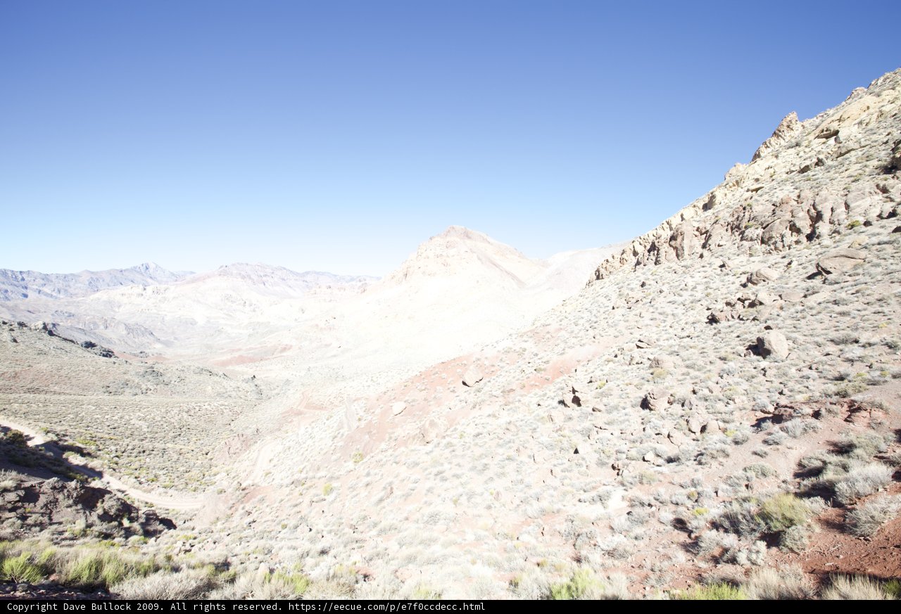 Majestic Mountain Range and Desert Landscape