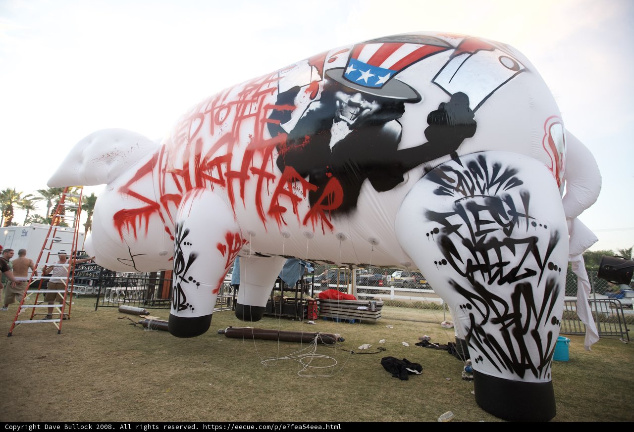 Graffiti Pig at Coachella