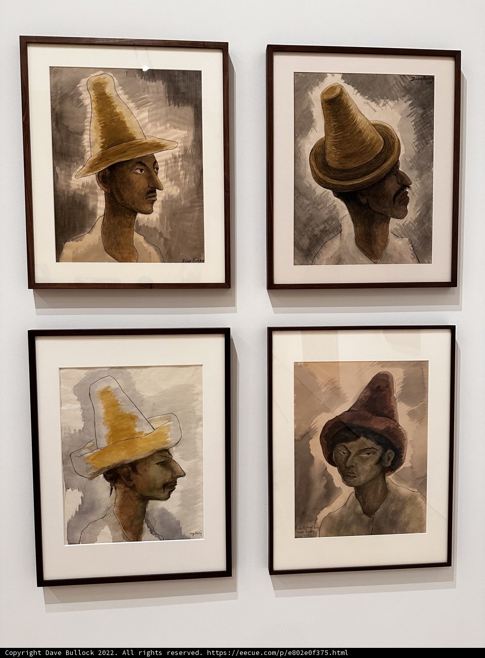 Framed Hats: A Stunning Display of Headgear Paintings