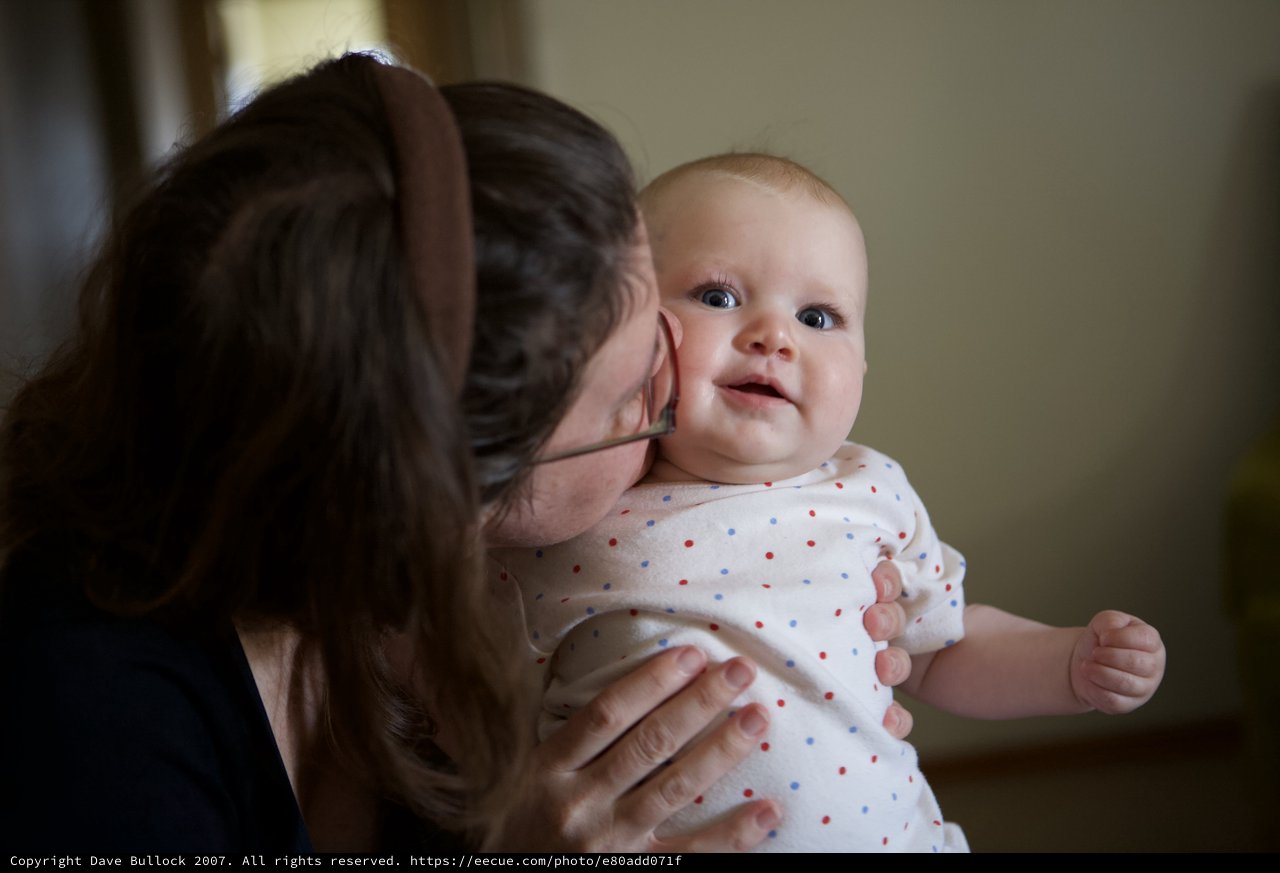 Mother's Kiss: Pure Joy of New Life