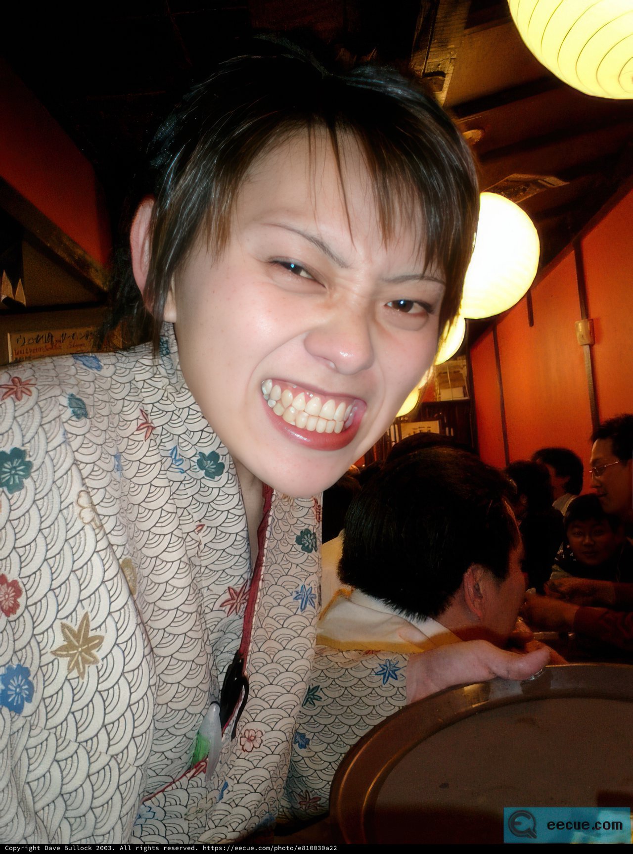 Portrait of Ayumi Onodera at a Restaurant