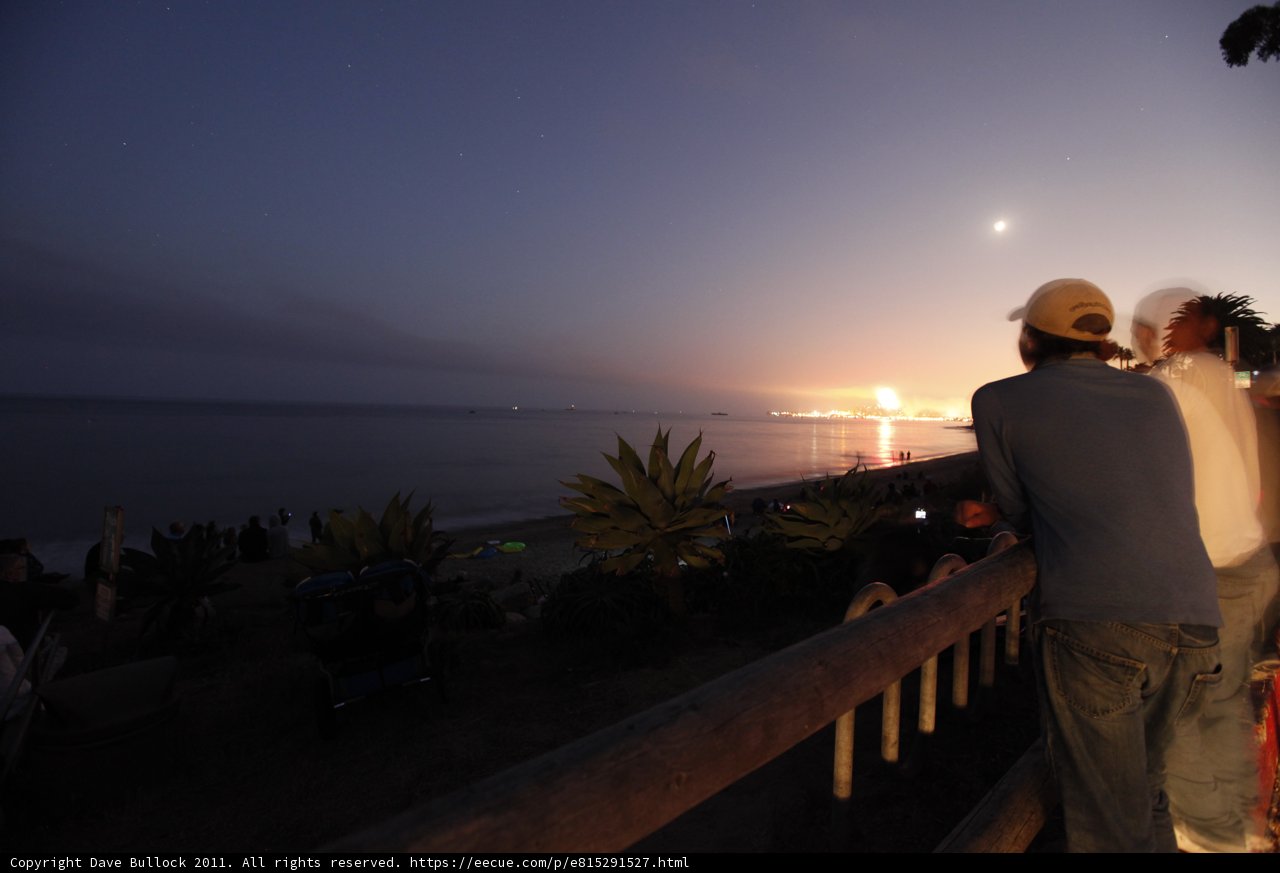 A Spectacular Sunset Fireworks Show