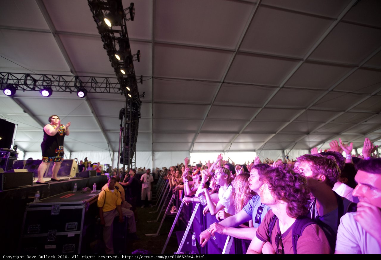 Beth Ditto Rocks the Stage at Coachella 2010