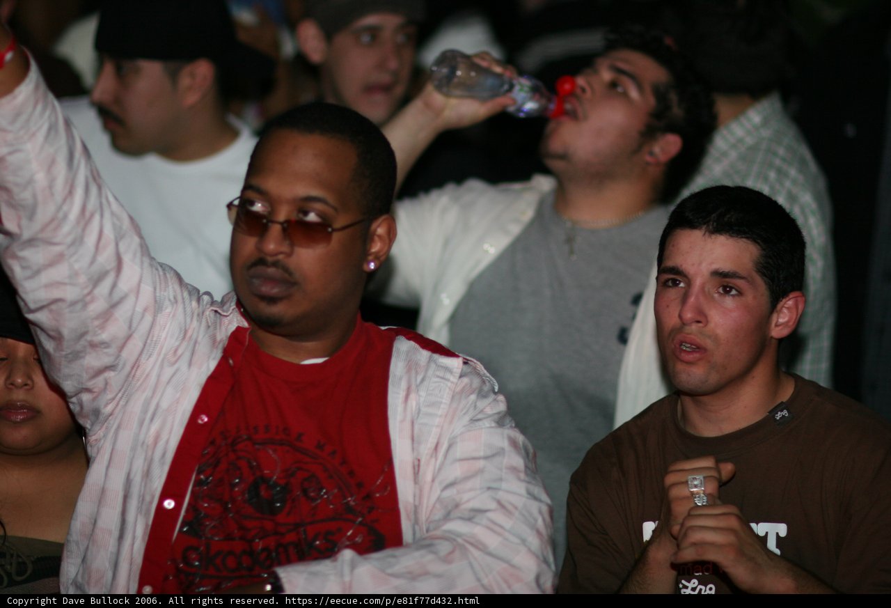Red Shirted Man in the Crowd