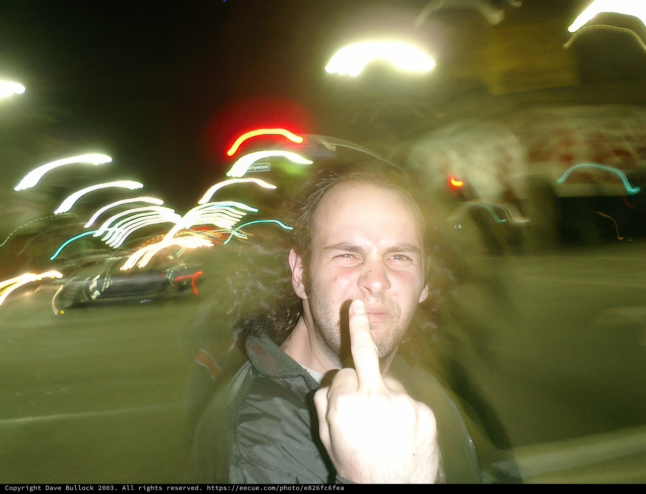 Finger Guns Under the Night Sky