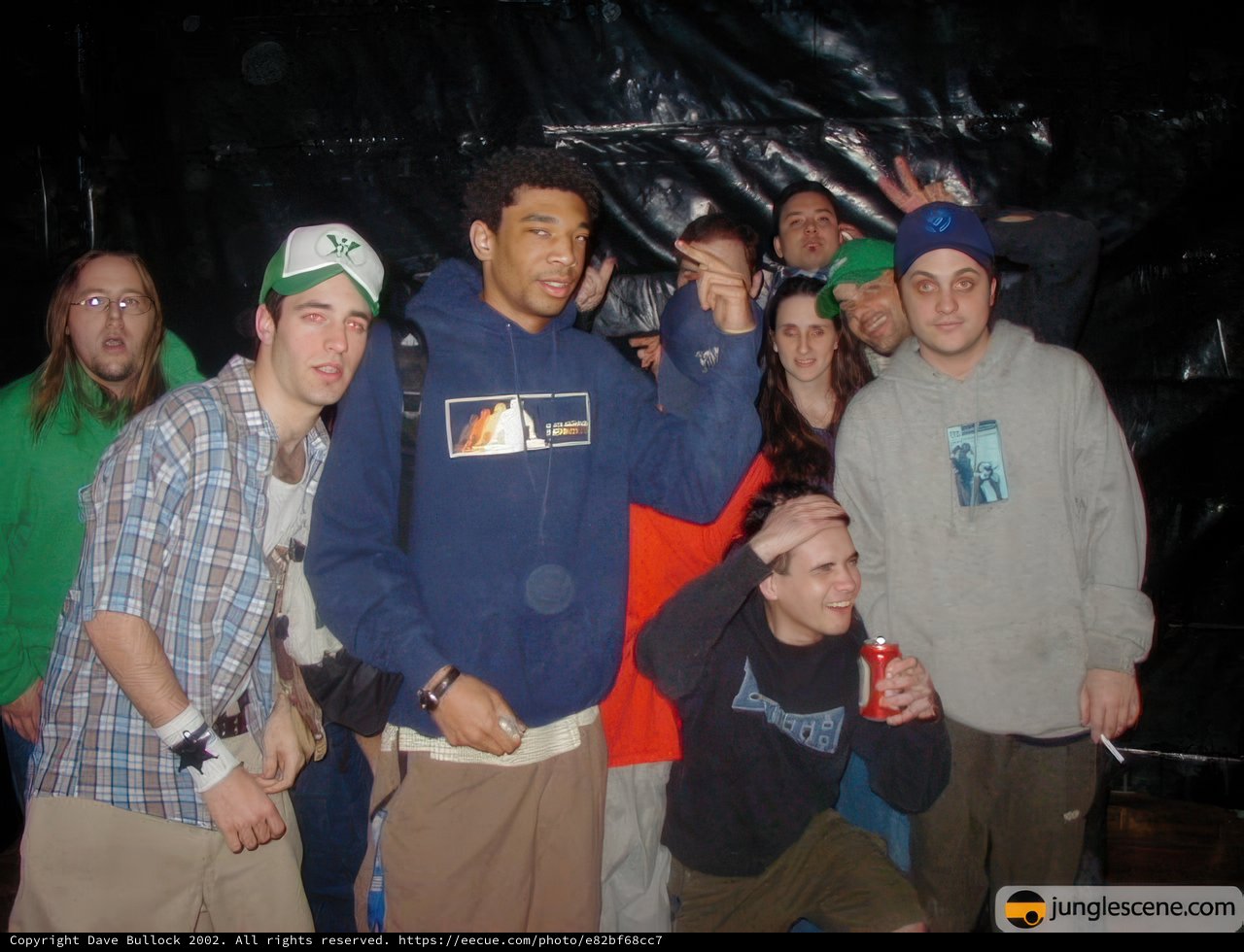 Group Portrait in Front of Black Tent