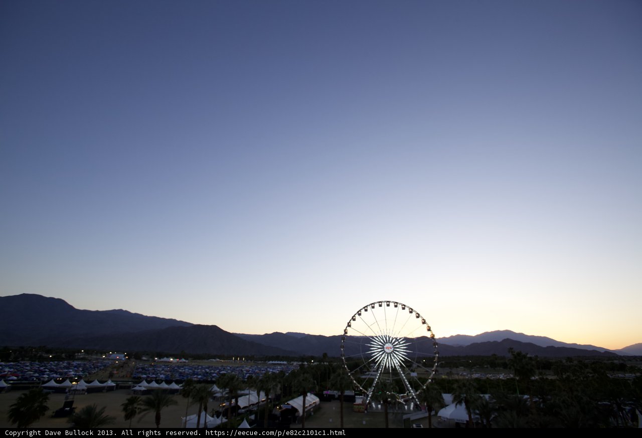 Sunset Wheel at Coachella