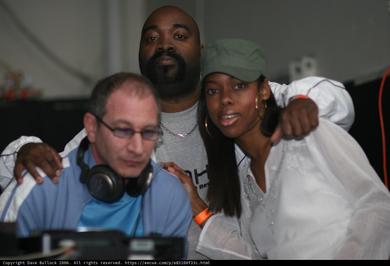 Posed with the DJ