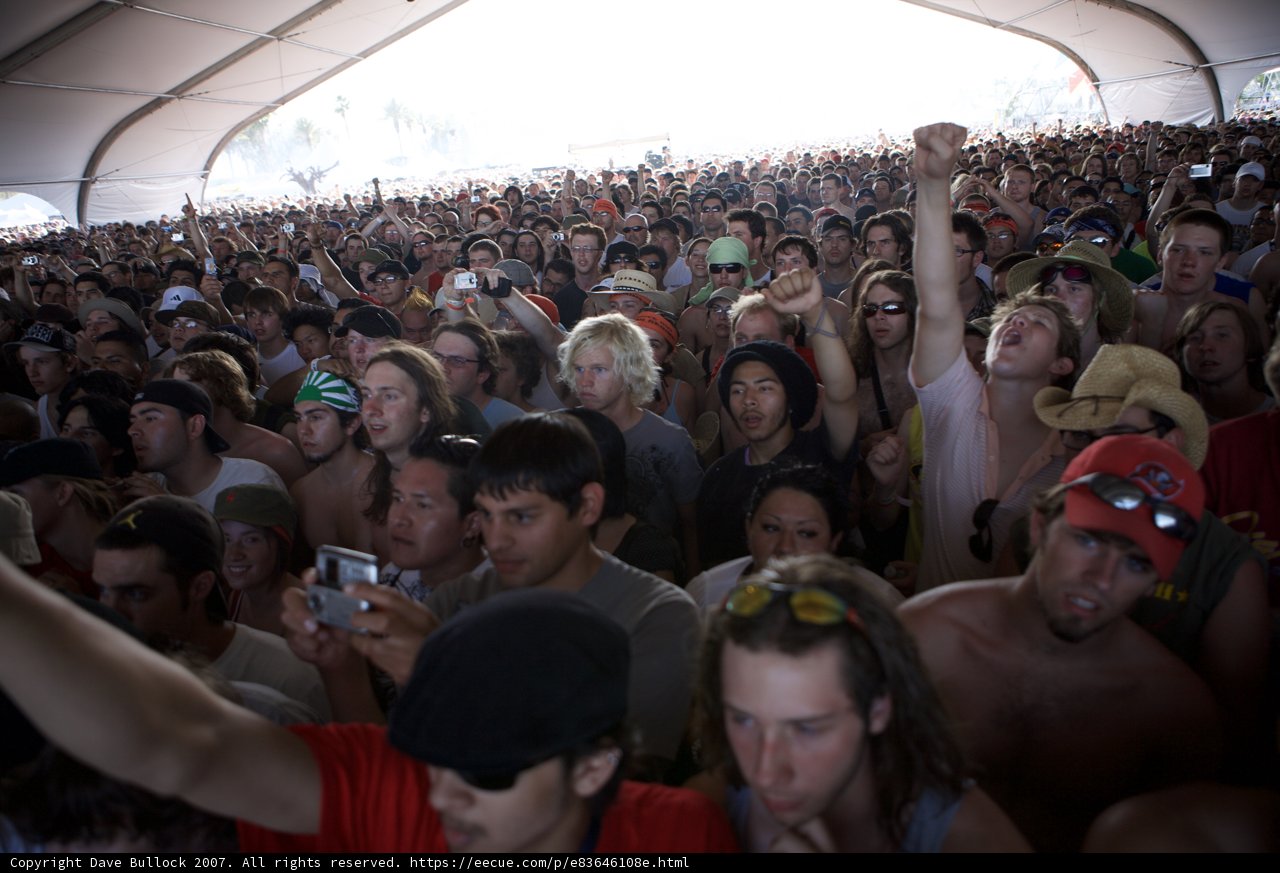 Coachella Crowd Cheers on the Performers