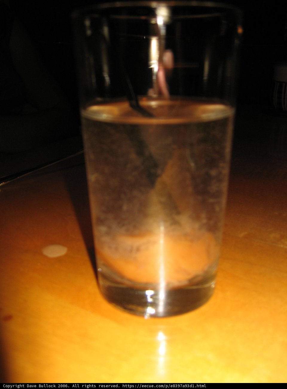Glass of Water on Table