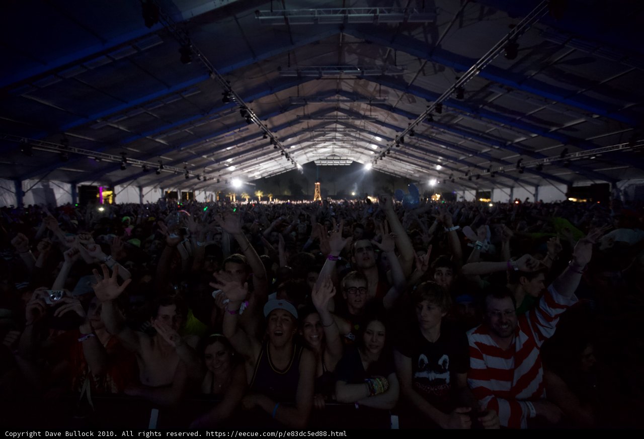 Crowd Goes Wild at 2010 Cochella Friday Concert