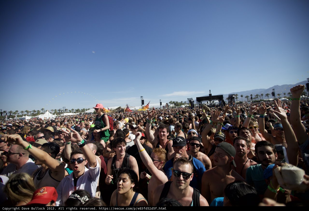 Coachella Crowd Goes Wild