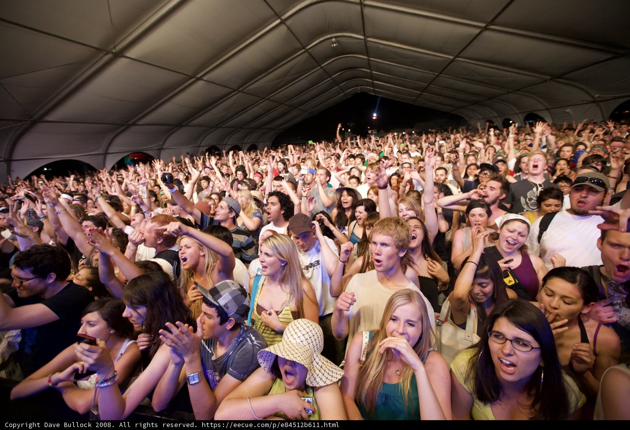 Coachella Crowd Goes Wild