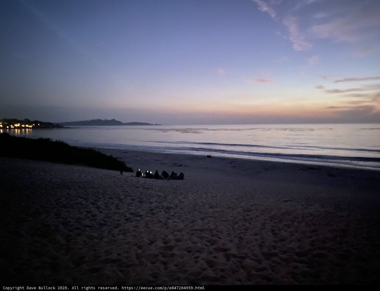 Sunset Serenity at Carmel Beach
