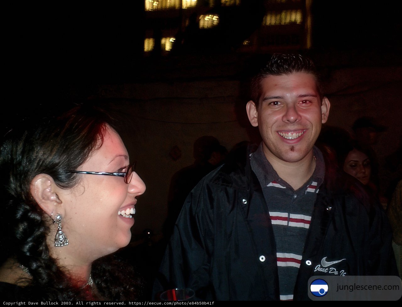 Smiling Couple at Dubclub Party