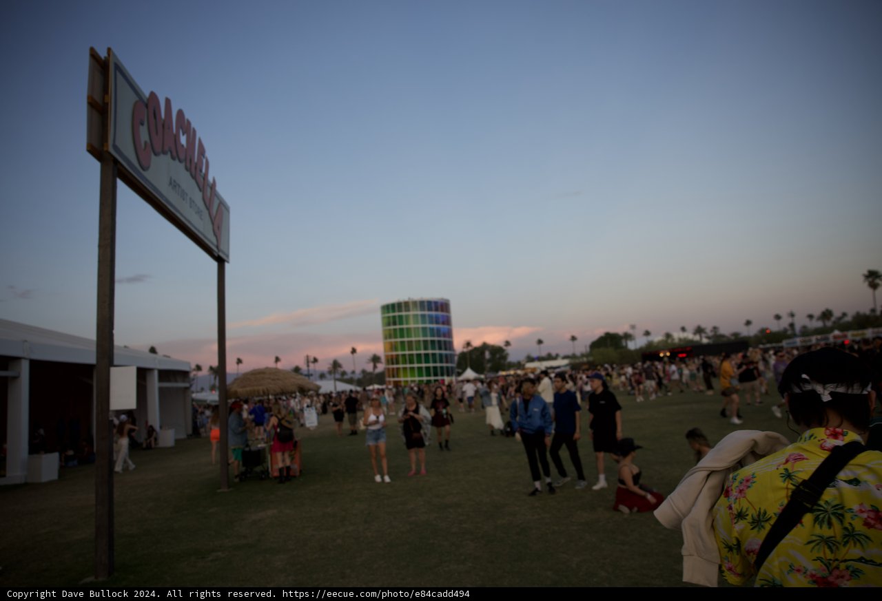 Sunset Festivities at Coachella 2024