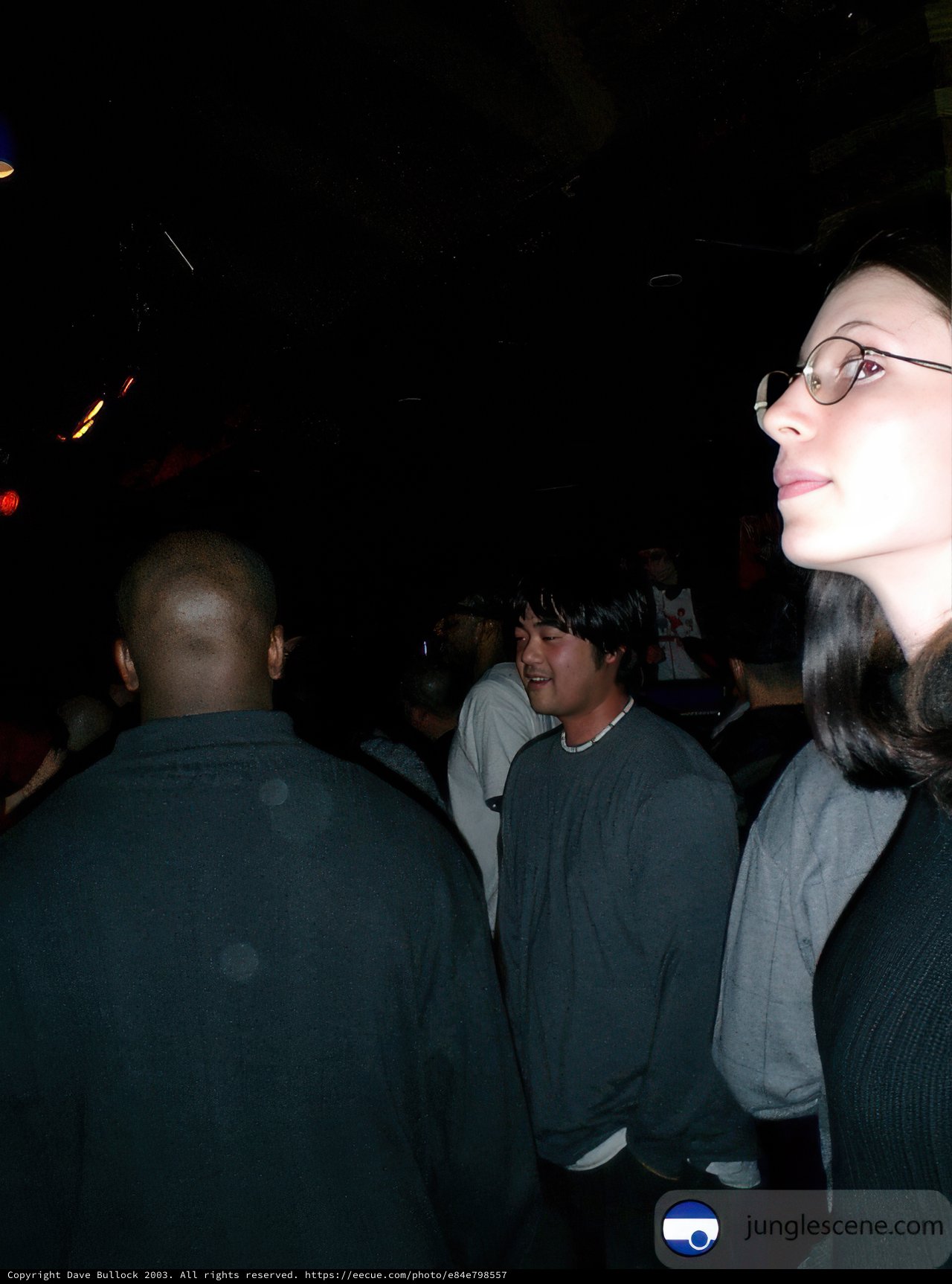 Stylish Glasses in Night Club