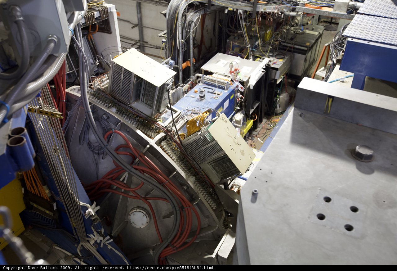 Wired Machine in a Manufacturing Room