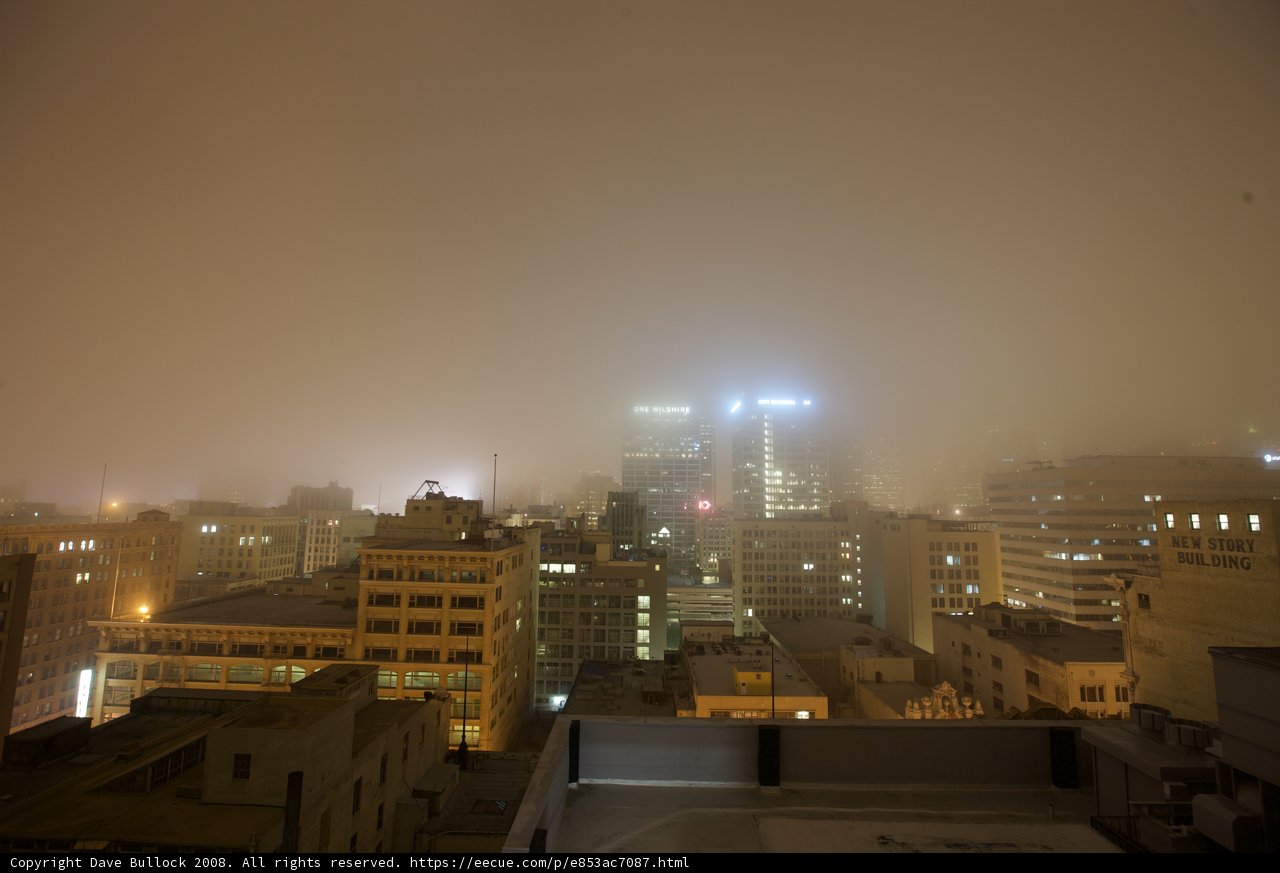 Foggy Night in the City