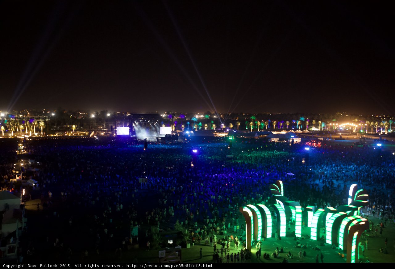 Illuminated Crowd at Coachella 2015