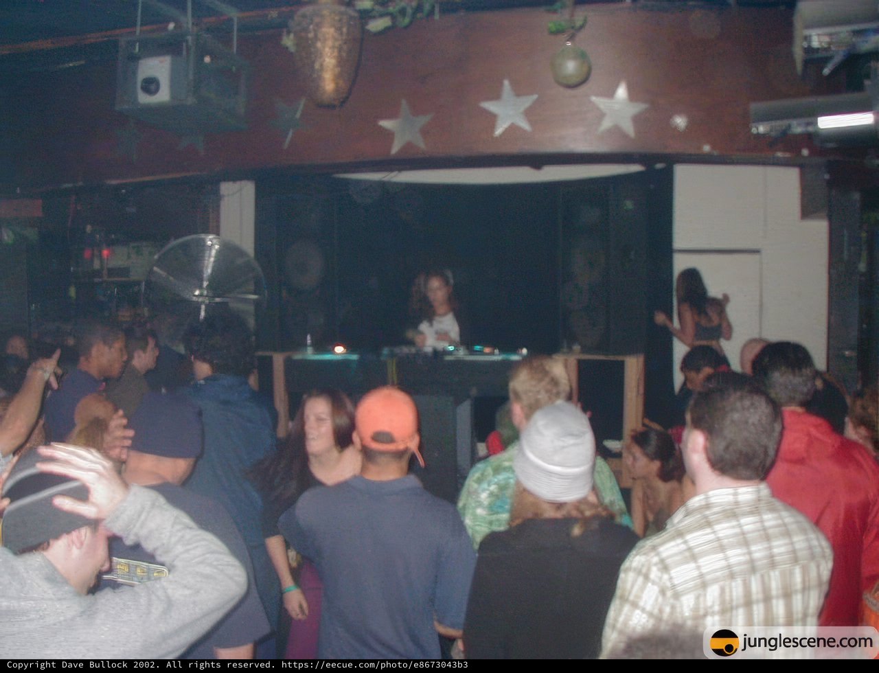 Jamming to the DJ at the Night Club